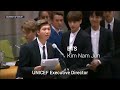 BTS at 2018 UN general assembly: 'Just speak yourself'