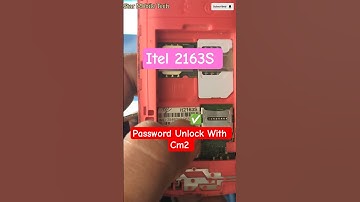 itel it2163s How to remove password from itel it2163s password  screen #reset #code #viral #shorts