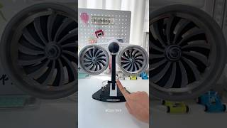 I thought it was an airplane model, but it turned out to be a fan!#deskfan #uniquedigital #creative