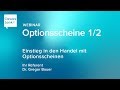 Optionsscheine 1/2 - Einstieg