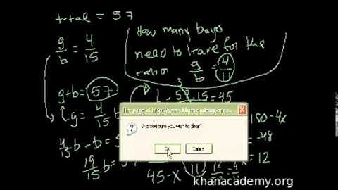 Advanced ratio problems