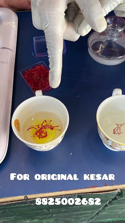 Fake vs Original Kesar #shorts #food #foodie #kesar