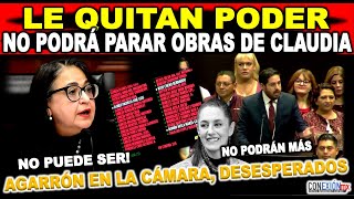 Ya no podrá parar obras de Claudia en el otro sexenio, dan baje a la Ministra Piña, le quitan poder