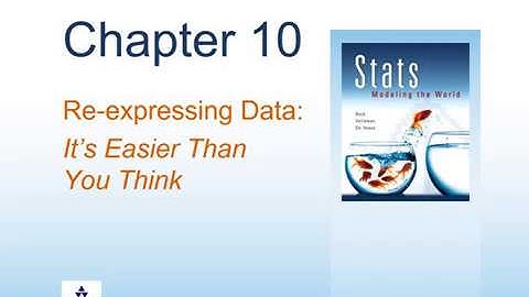 AP Stats: Ch 10 Online Notes - Reexpressing Data...Get It Straight