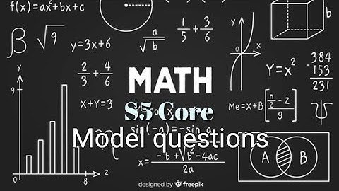 Kerala University Core  Mathematics | Sem - 5 |