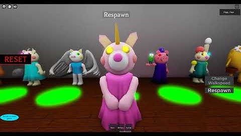 unicorn theme / Piano Abstraction I piggy custom characters showcase