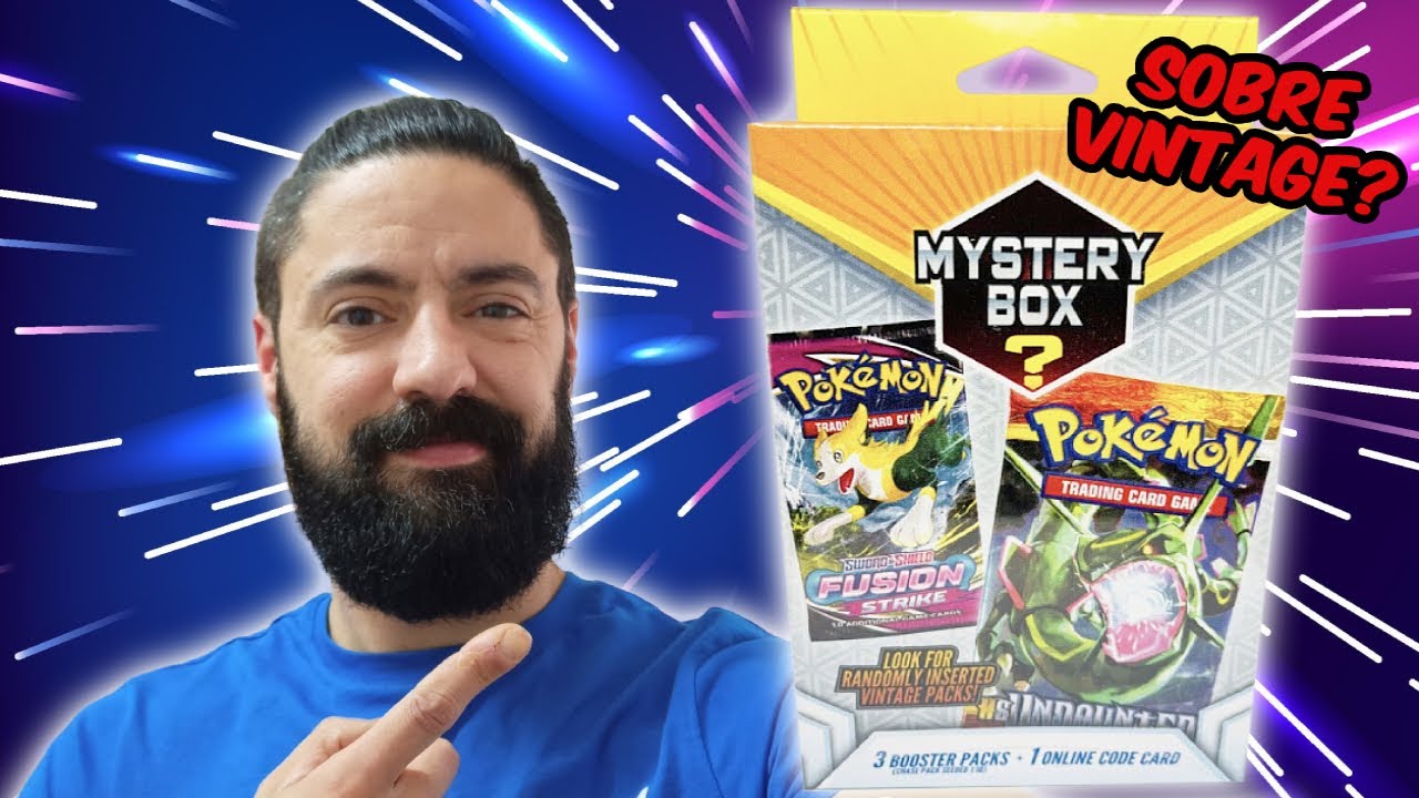 ABRO UNAS MYSTERY BOX DE SOBRES POKEMON EN BUSCA DEL SOBRE VINTAGE ...