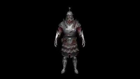 SKYRIM Armored characters 3D models (.obj)