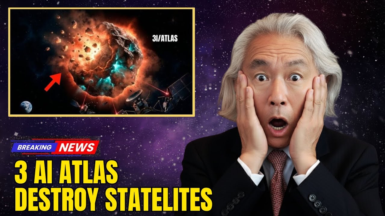 3I_ATLAS Just COLLIDED With a Satellite Constellation — 89 Satellites Destroyed _ Michio Kaku