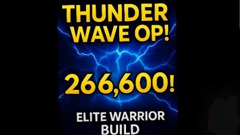 💥 266K Thunder Wave Damage with Elite Warrior! | Magic Rampage Ghost Walker Build 🔥