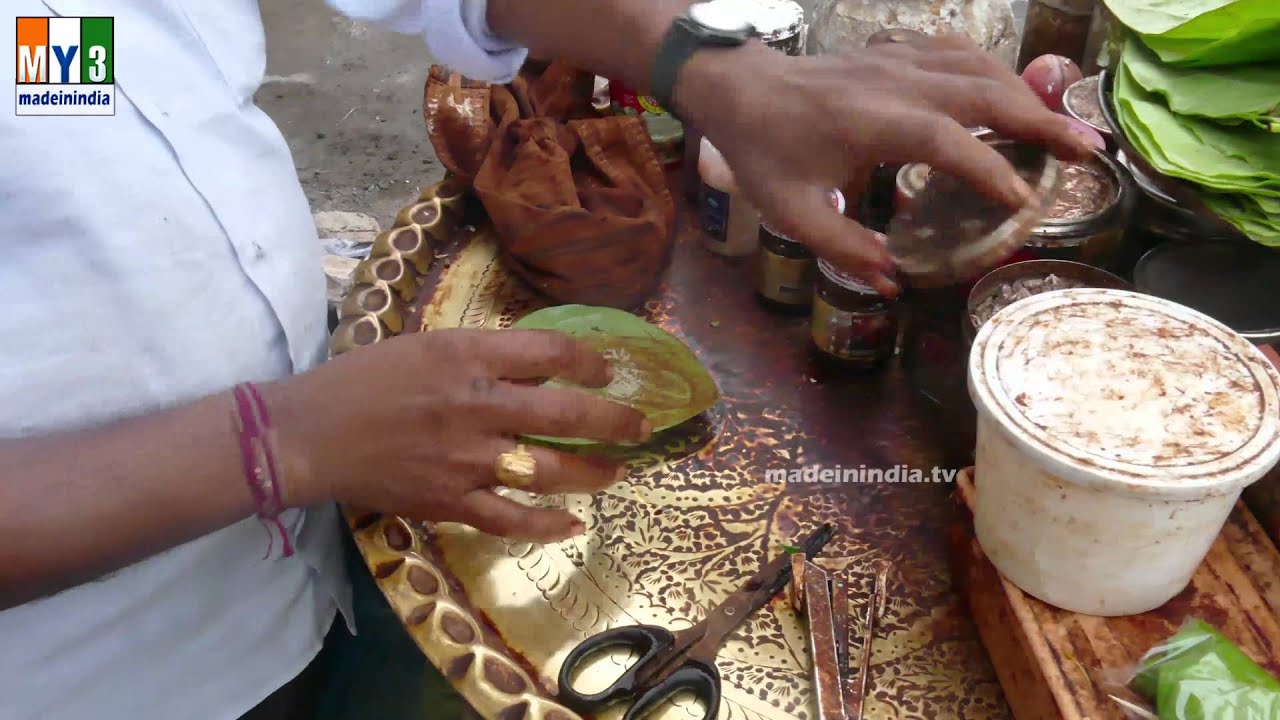 RATNA PAN | INDIAN PAN MASALA | ROAD SIDE PAAN MASALA SHOP street food | STREET FOOD