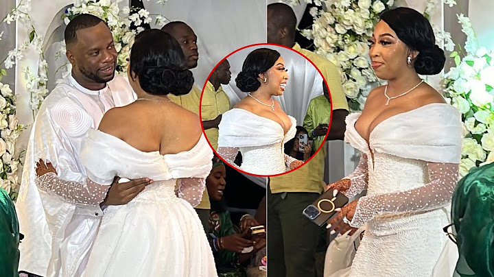 2éme attaque de Zeyna ndour avec sa belle robe blanche…. Et son mari