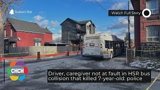 Driver, Caregiver Not At Fault In Hsr Bus Collision That Killed 7-Year-Old Police