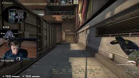 CSGO Twistzz stream POV | Twistzz play EU FPL | De_train  - CSGO Twitch Clips