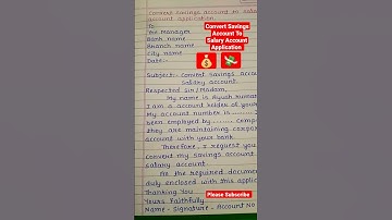 Convert savings account to salary account #shorts #youtubeshorts #short