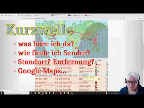 Kurzwelle ► was höre ich da eigentlich? ► wie finde ich Sender? ► Standort Google Maps Anleitung