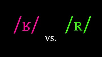 ʁ vs ʀ