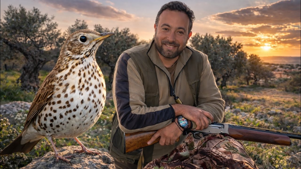 🔥اجمل فيديو صيد السمن في لبنان best song thrush hunting video in 🇱🇧 