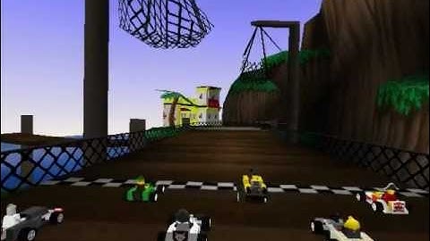 POV of a LEGO Racers AI
