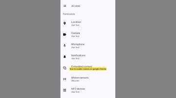 how to enable camera on google chrome #howto #smartphone #googlechrome #tipsntricks