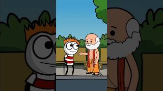 baba ko pura d Delhi mil gaya #shorts #ytshorts #memes #comedy #funny #animation
