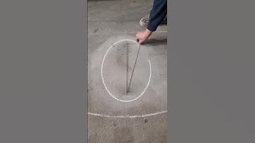 Trick to draw an oval shape #short