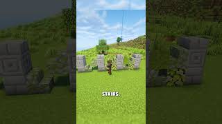 Green Fence in Minecraft #shorts