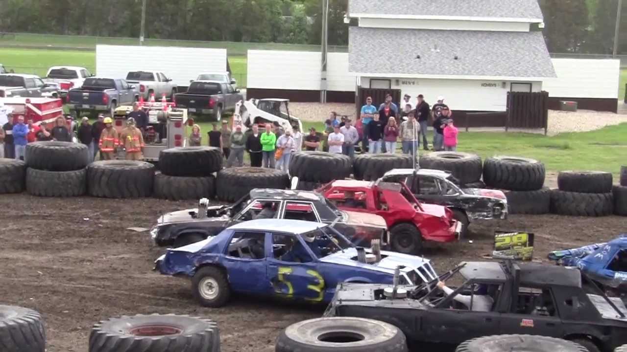 2013 Bottineau county fair derby 2nd heat pt1 YouTube