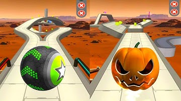 Going Balls Speedrun Levels 293-294-295 | Going Balls reverse level Challenge Gameplay| R-Games