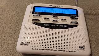 NOAA weather radio EAS Alert: Freeze Watch for The New 🥶