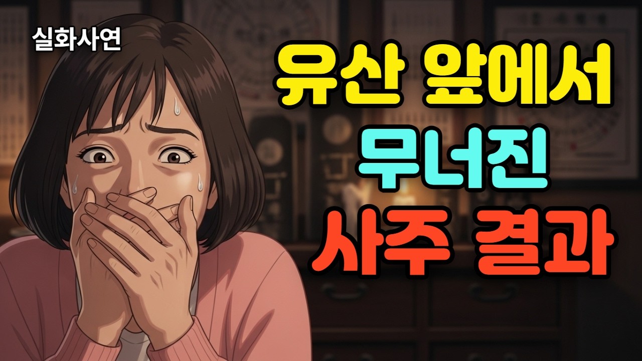 유산 앞에서 무너진 사주 결과