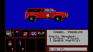[DOS 게임] 4X4 오프로드 레이싱(1988) screenshot 4