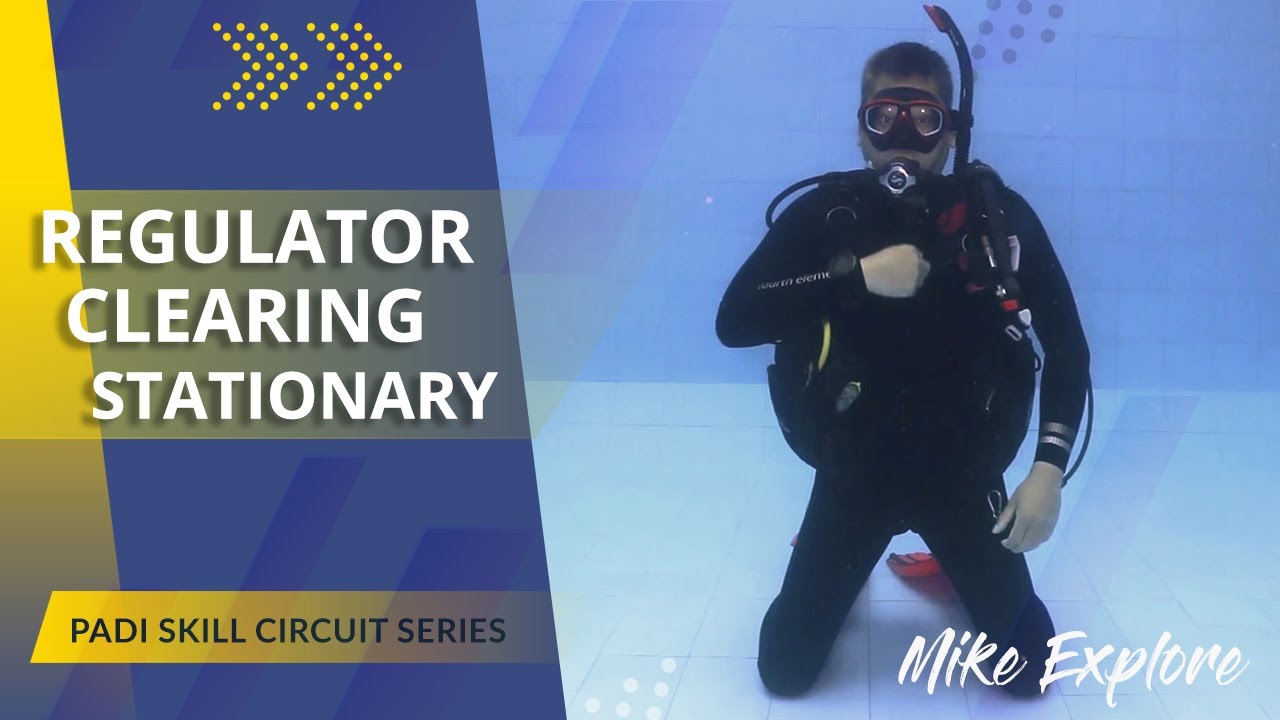 Regulator Clearing Stationary PADI IDC Skills Circuit YouTube