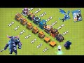 Every Town Hall Vs Electro Titan Vs Electro Dragon | Can they beat PEKKA? Clash of Clans