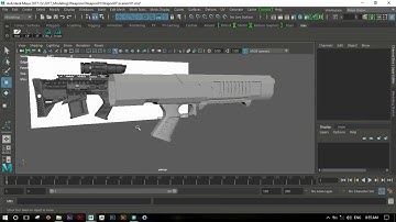 Maya Tutorials | GUN MODELING in maya  part2
