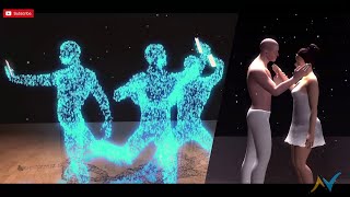 Carol Of The Bells | Particle Dancing | 3D Animation