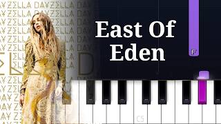 Zella Day - East of Eden (Piano tutorial)