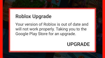 Your Version Of Roblox Is Out Of Date And Will Not Work Properly Problem Solve