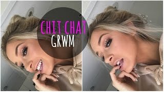How to do a Glitter Cut Crease Eyeshadow | Chit Chat Get Ready with Me