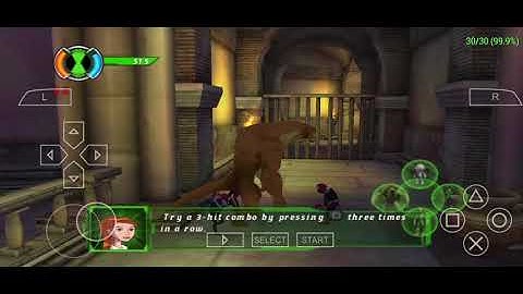 Ben 10 Ultimate Alien Cosmic Destruction PSP Android Combat Gameplay 60FPS ( PPSSPP )