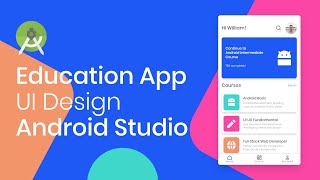 Designing Online Course Education App UI Design - Adobe XD to Android Studio (Part 3 - Java Code)