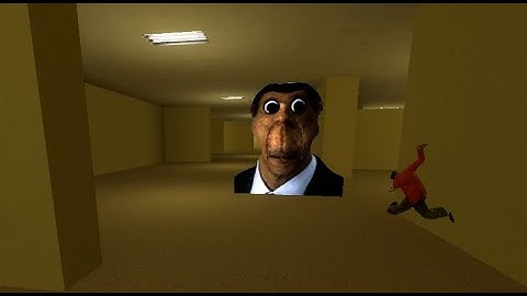 GMOD Nextbot Chase - running in the backrooms