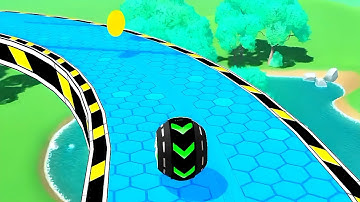 Rolling Ball Sky Escape Gameplay Speedrun All Levels 77