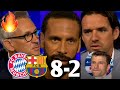 Bayern Munich Smash Barcelona 8-2🔥 Rio Ferdinand blames Barcelona defence and DEBATE