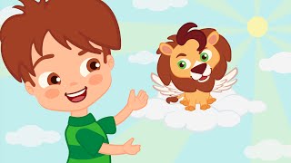 Video thumbnail of "LEONCITO ALADO, MI AMIGO ESPECIAL - Canción Infantil 2022 para Divertirse de Leoncito Alado ☁️🦁☁️"