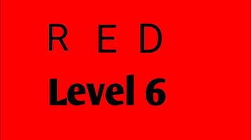 RED Level 6 Android IOS Gameplay Walkthrough By Bart Bonte / Bonte games