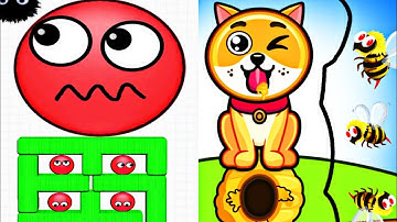 Save the Doge vs Hide Ball Brain Teaser Logic Puzzle Gameplay ASMR Walkthrough