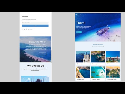 HTML/CSS/JS - სამოგზაური საიტი  (შესავალი)