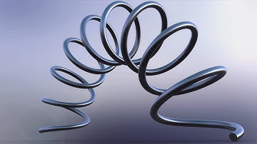 adaptive  curved spring in SolidWorks