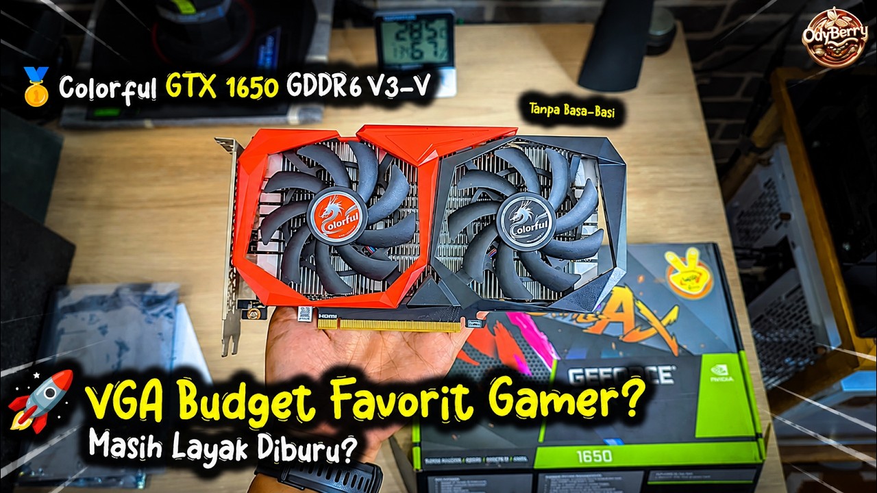 Colorful GTX 1650 GDDR6 補助電源有り版 🔥 Colorful GTX 1650 GDDR6 V3-V Review: A Budget GPU That Still